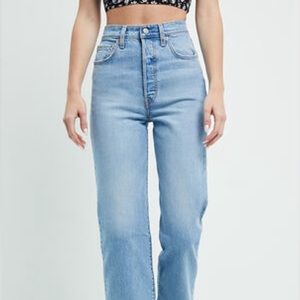 Levi's Ribcage Straight Ankle Tango Love Jeans